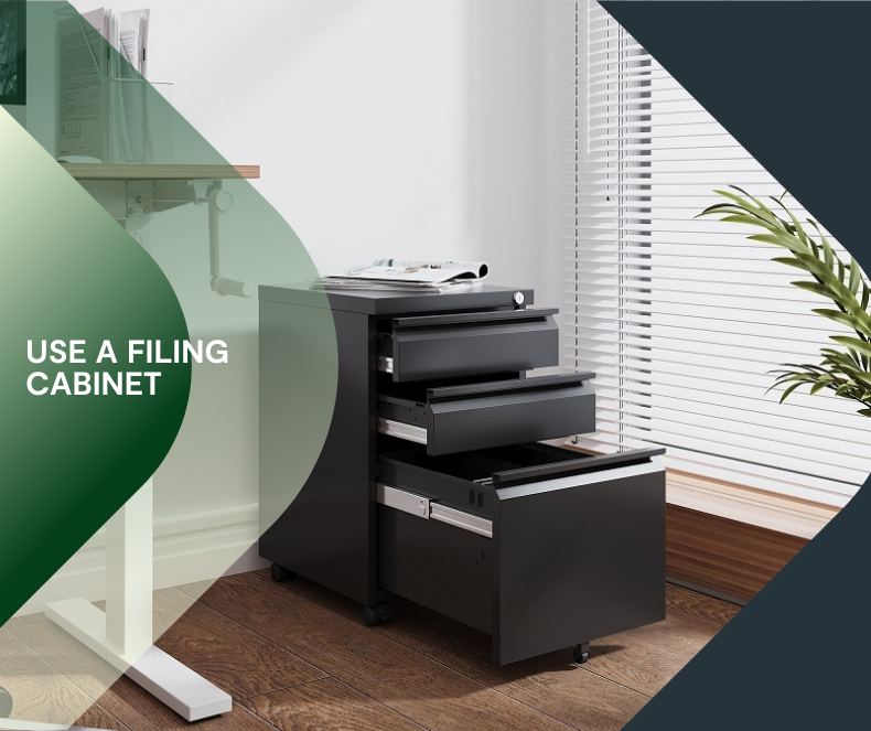 8 Storage Solutions for a Compact Home Office | FlexiSpot